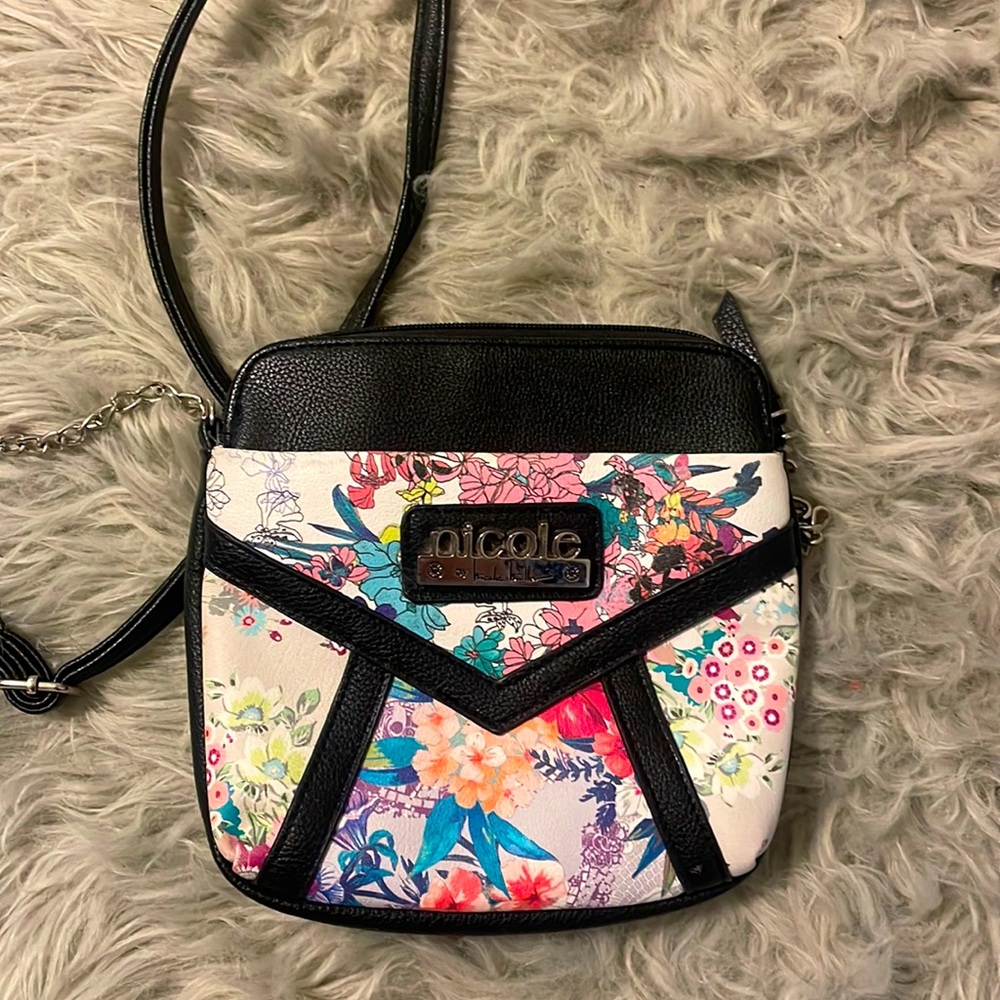 Small crossbody floral purse